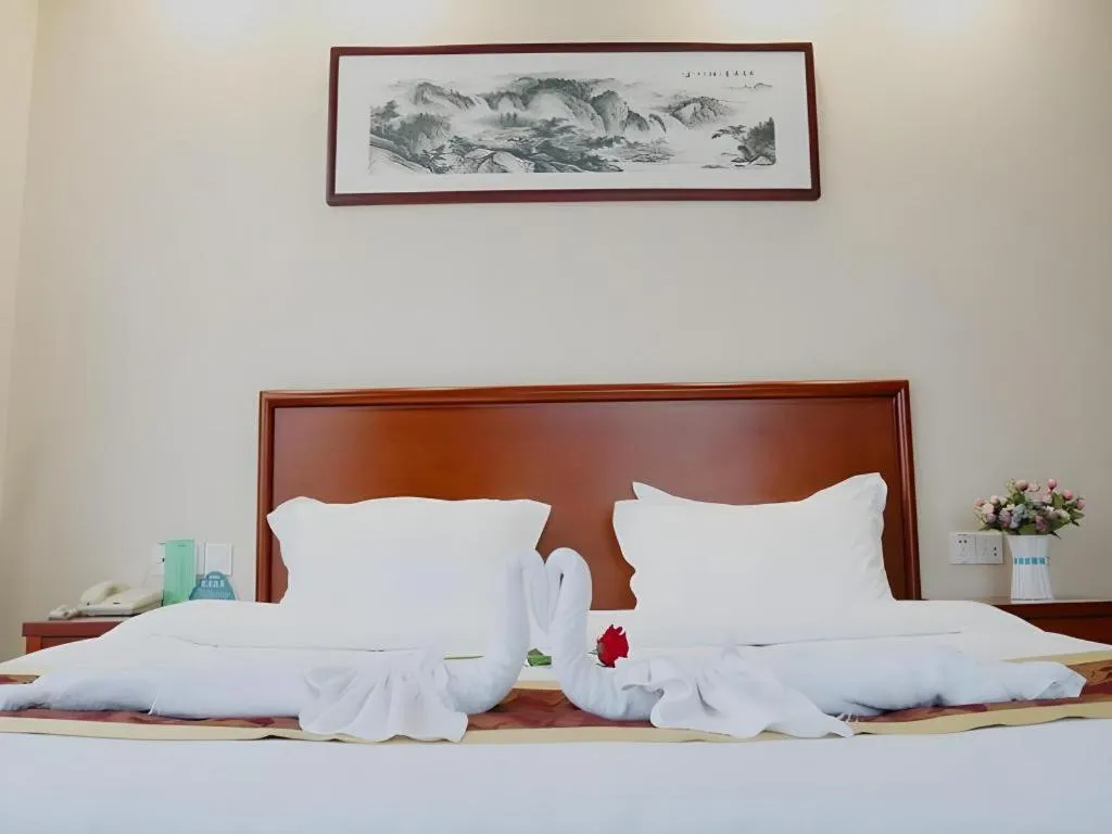 Bed in GreenTree Inn Hefei Feidong Guiwang Road Luzhou Medical School Business Hotel