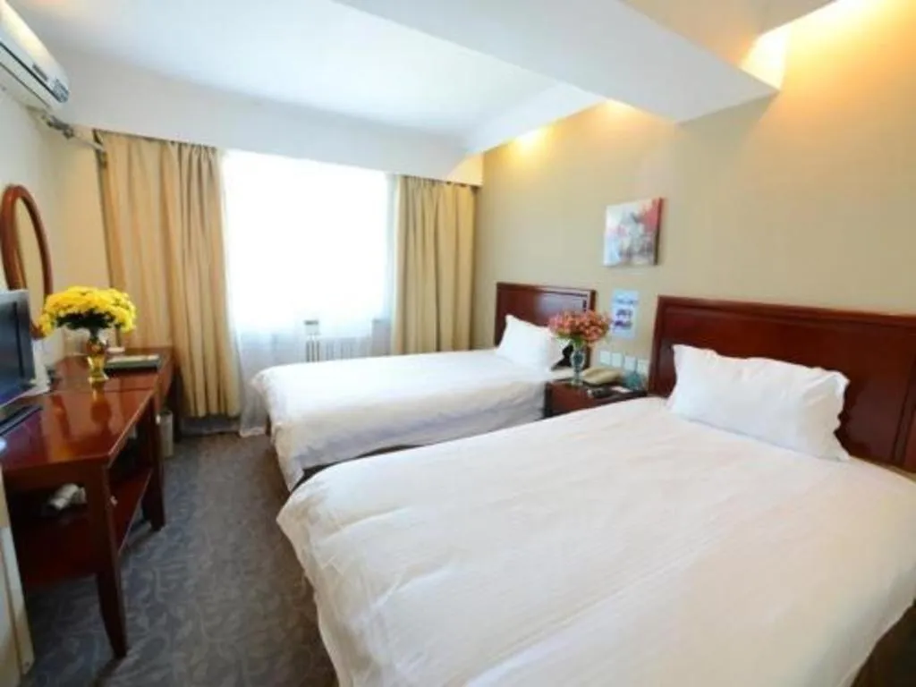 Bed in GreenTree Inn Hefei Feidong Guiwang Road Luzhou Medical School Business Hotel