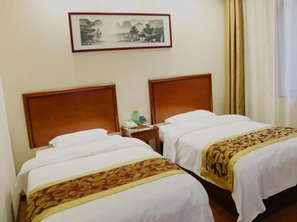 Bed in GreenTree Inn Hefei Feidong Guiwang Road Luzhou Medical School Business Hotel