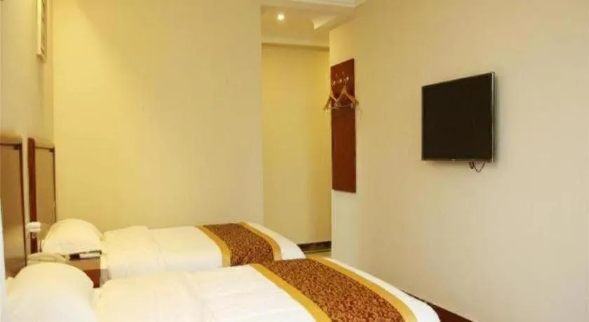Bed in GreenTree Inn Ningde Gutian County Chengdong Street Business Hotel