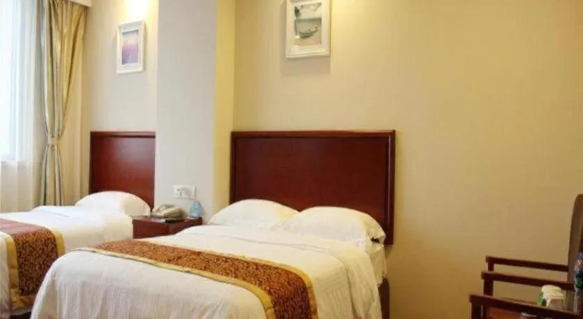 Bed in GreenTree Inn Ningde Gutian County Chengdong Street Business Hotel