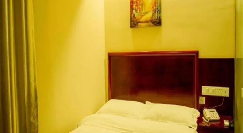 Bed in GreenTree Inn Ningde Gutian County Chengdong Street Business Hotel