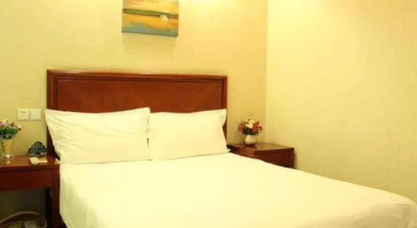 Bed in GreenTree Inn Ningde Gutian County Chengdong Street Business Hotel