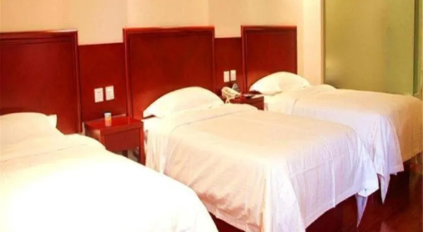 Bed in GreenTree Inn Ningde Gutian County Chengdong Street Business Hotel