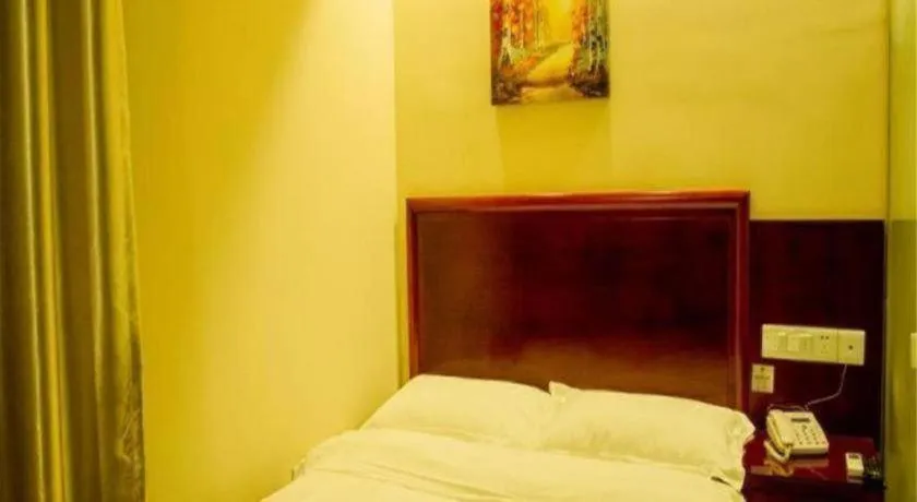 Bed in GreenTree Inn Ningde Gutian County Chengdong Street Business Hotel