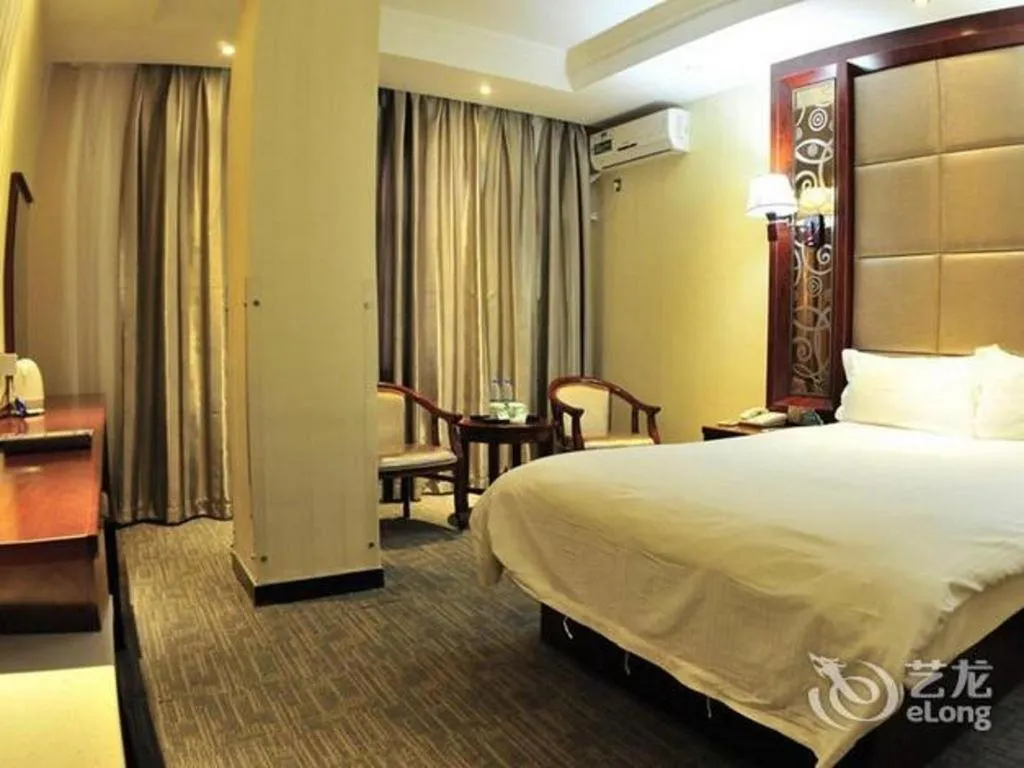 Bed in GreenTree Inn Lanzhou Yantan Road Express Hotel
