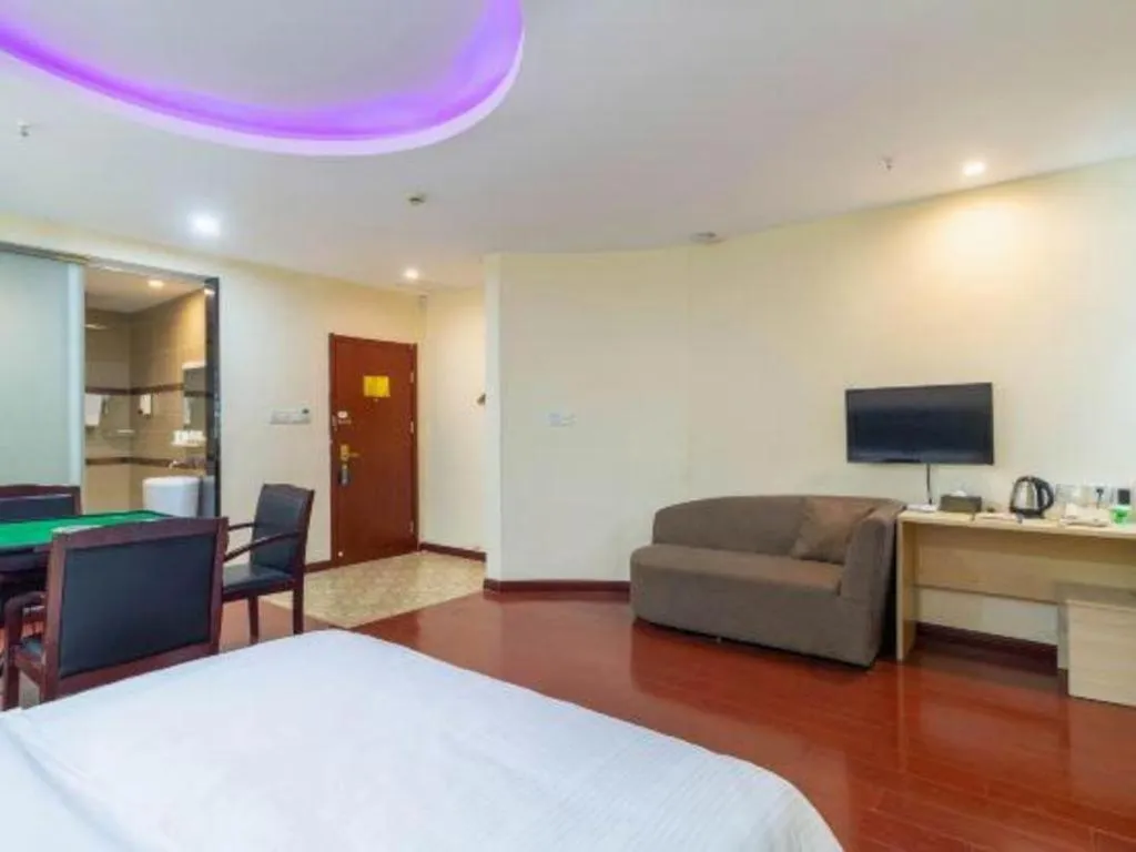 Bed in GreenTree Inn Wuhu Fangte Second Phase Nanxiang Wanshang Express Hotel