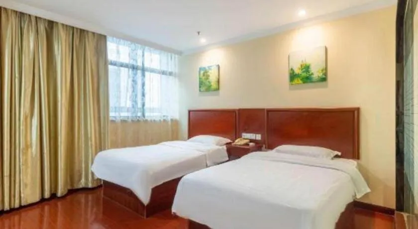 Bed in GreenTree Inn Wuhu Fangte Second Phase Nanxiang Wanshang Express Hotel