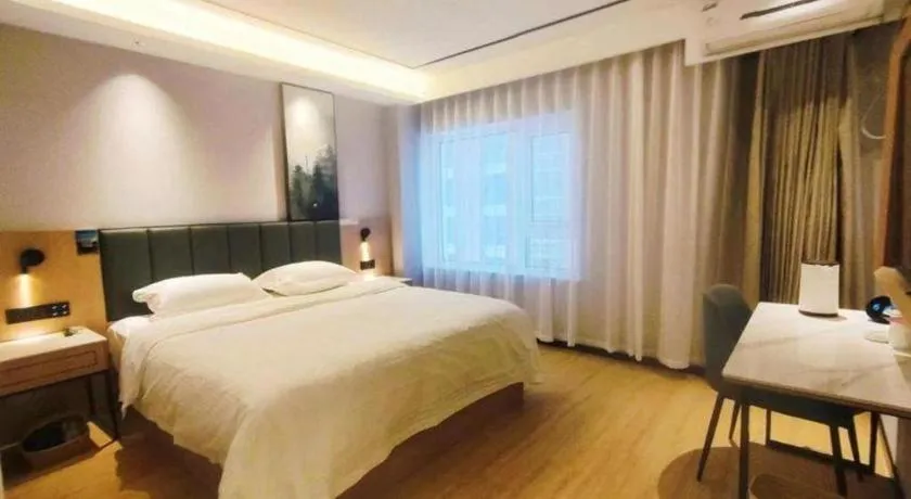 Bed in GreenTree Inn Langfang GuanGYAng District GuanGYAng Road City Government Express Hotel