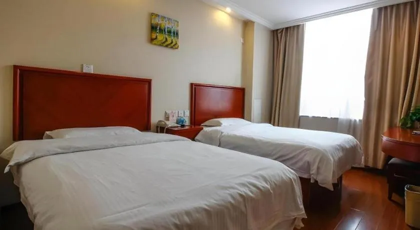 Bed in GreenTree Inn Langfang GuanGYAng District GuanGYAng Road City Government Express Hotel