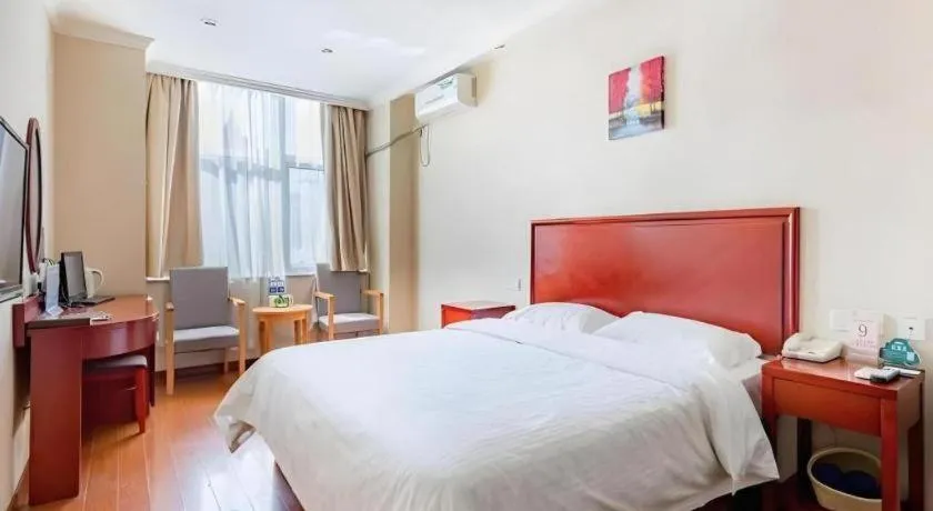 Bed in GreenTree Inn Langfang GuanGYAng District GuanGYAng Road City Government Express Hotel