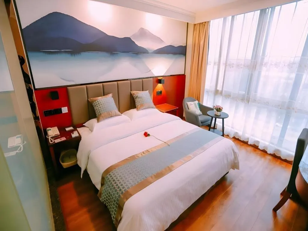 Bed in GreenTree Inn MaAnshan Economic Development District Hongqi South Road Express Hotel