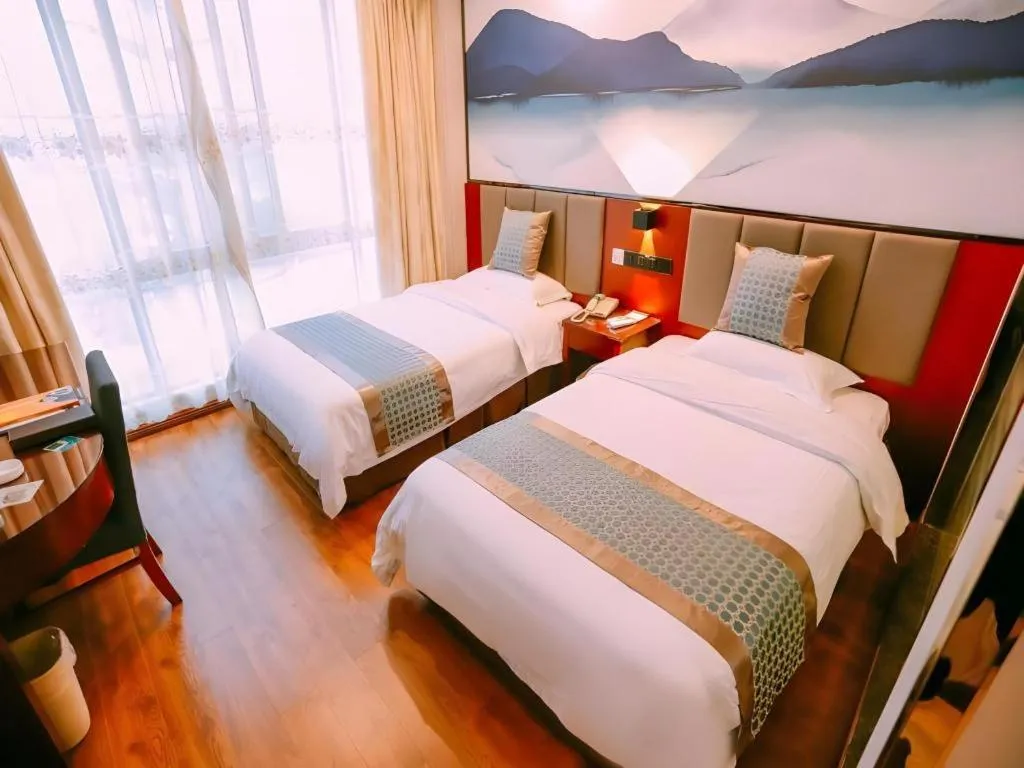 Bed in GreenTree Inn MaAnshan Economic Development District Hongqi South Road Express Hotel