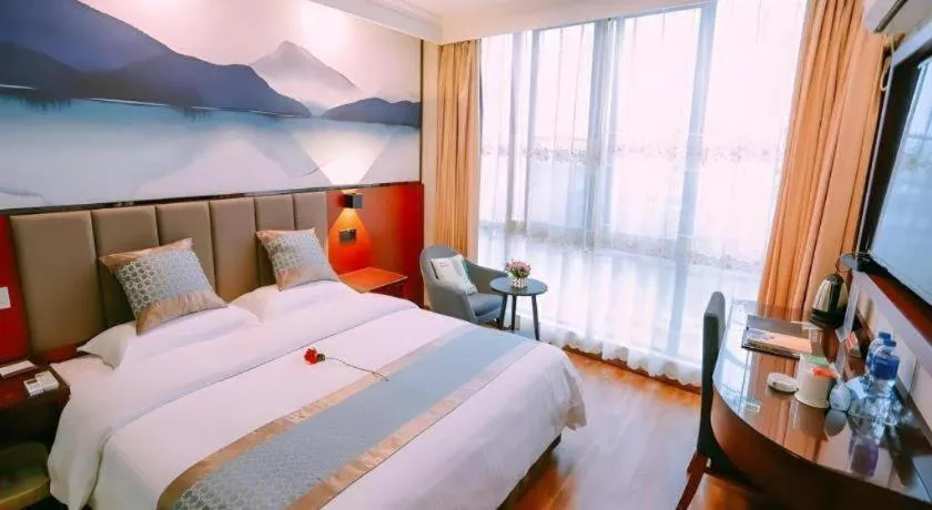 Bed in GreenTree Inn MaAnshan Economic Development District Hongqi South Road Express Hotel