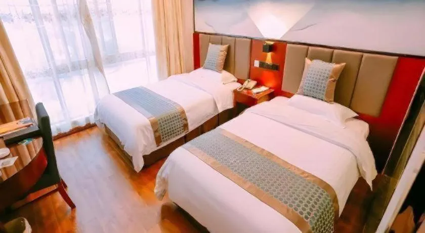 Bed in GreenTree Inn MaAnshan Economic Development District Hongqi South Road Express Hotel