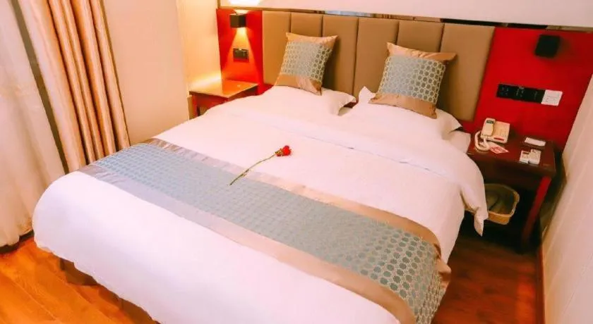 Bed in GreenTree Inn MaAnshan Economic Development District Hongqi South Road Express Hotel