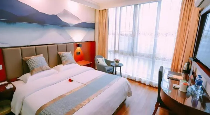 Bed in GreenTree Inn MaAnshan Economic Development District Hongqi South Road Express Hotel