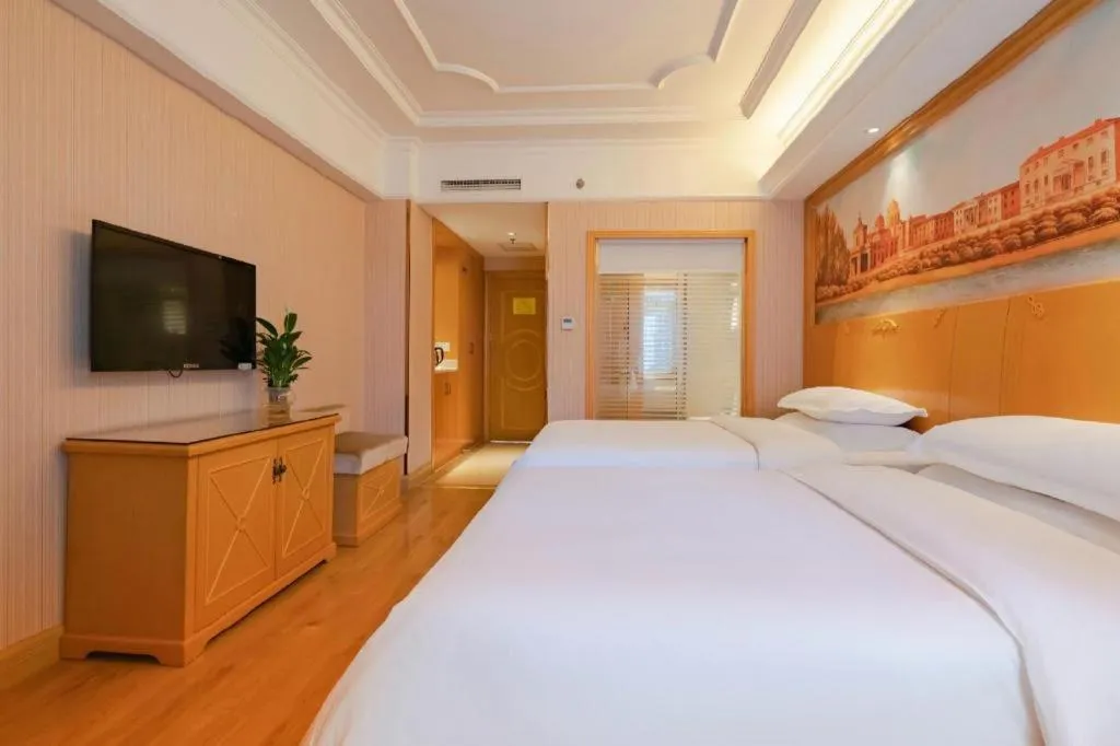 Bed in Vienna International Hotel Lhasa Potala Palace