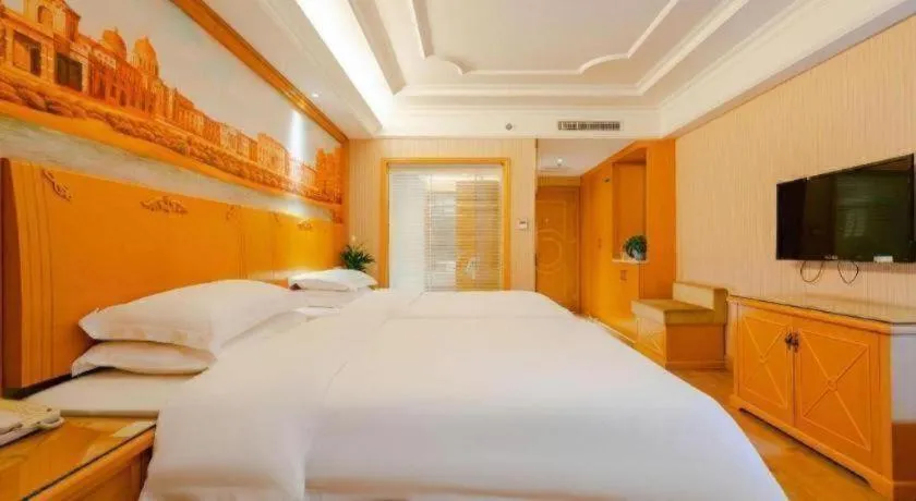 Bed in Vienna International Hotel Lhasa Potala Palace