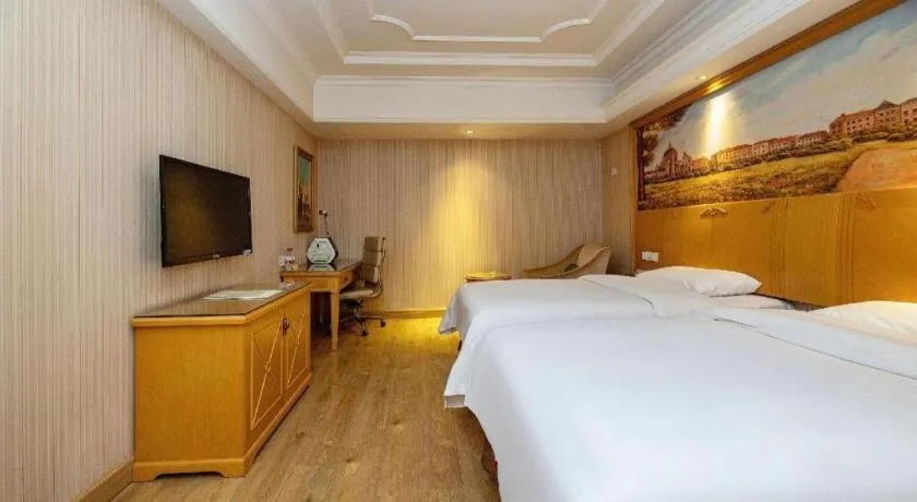 Bed in Vienna International Hotel Lhasa Potala Palace