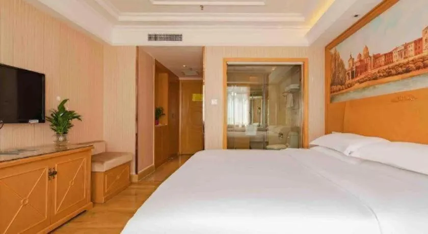 Bed in Vienna International Hotel Lhasa Potala Palace