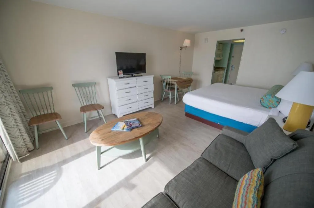 Bed in Sand Castle Resort by Patton Hospitality