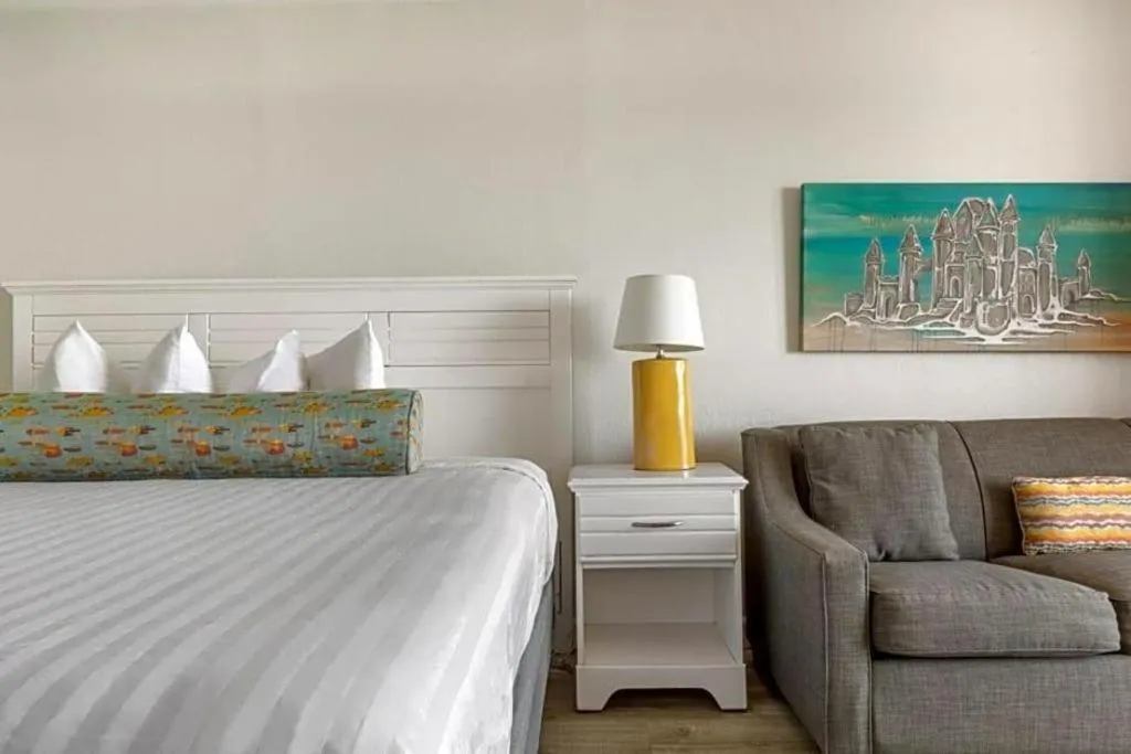 Bed in Sand Castle Resort by Patton Hospitality