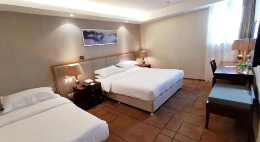 Bed in Jinjiang Metropolo Shanghai Minhang