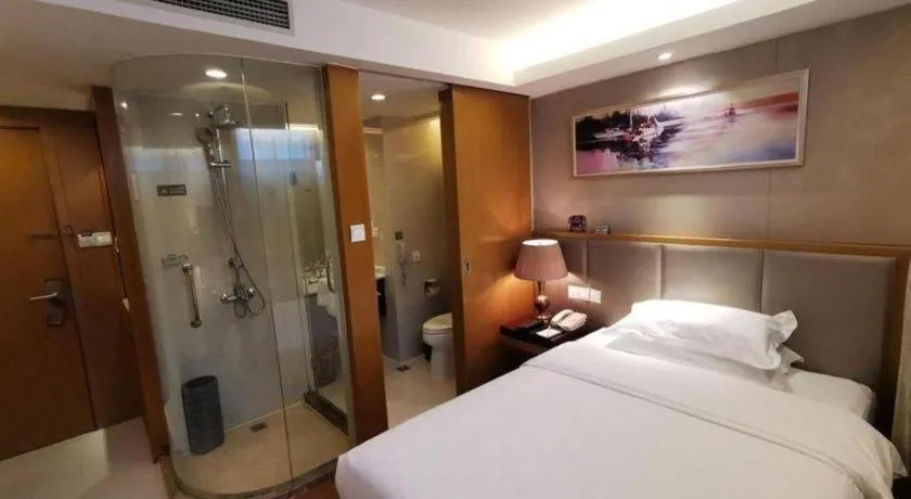 Bed in Jinjiang Metropolo Shanghai Minhang