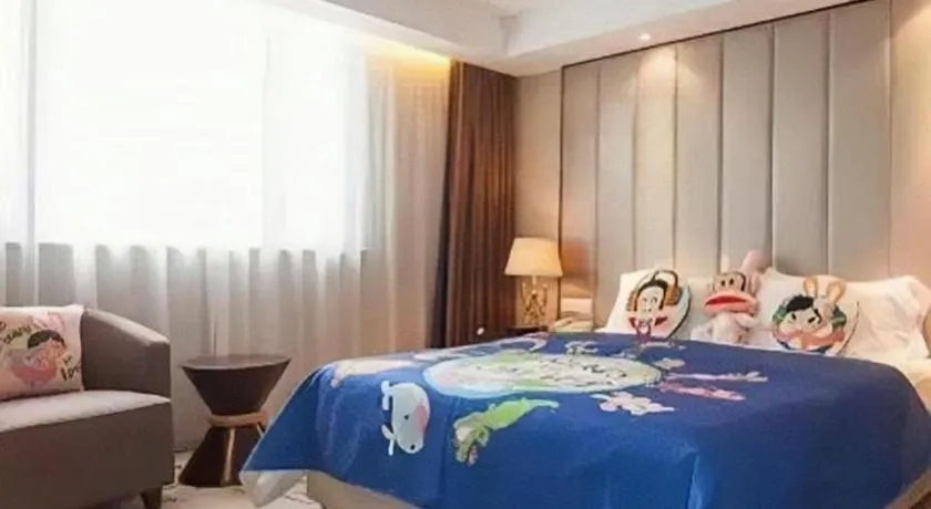 Bed in Jinjiang Metropolo Shanghai Minhang