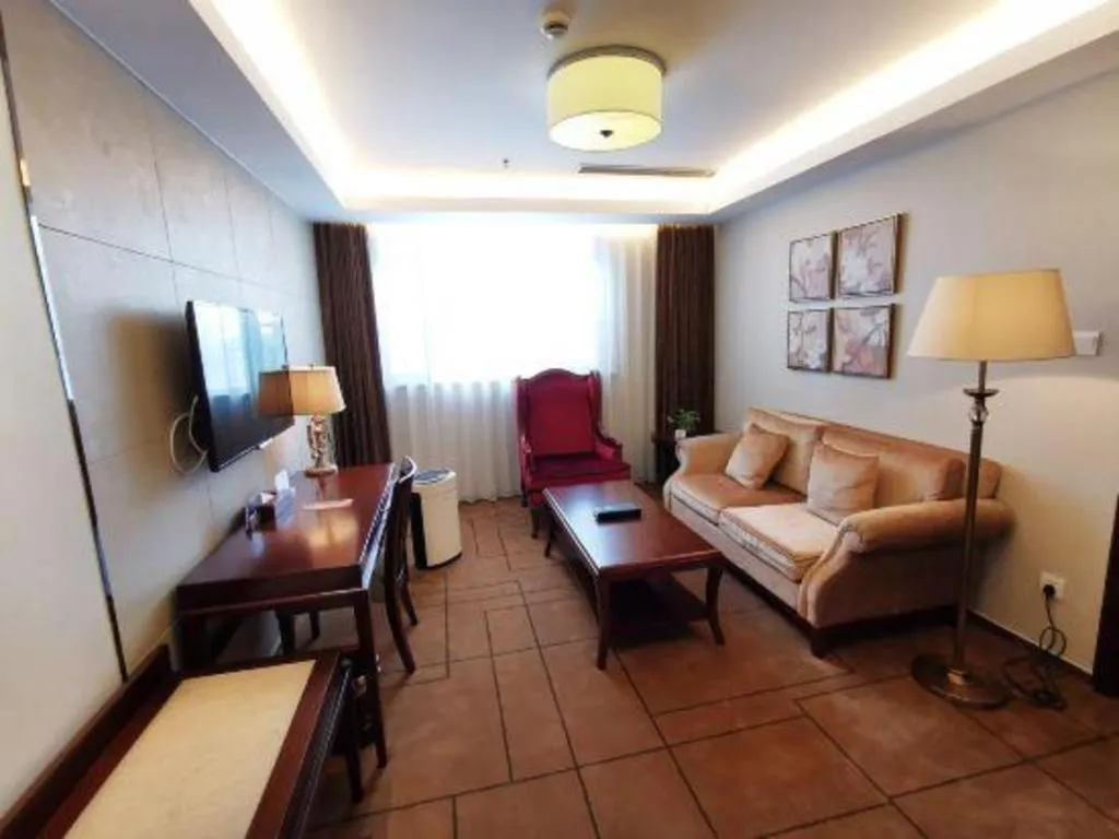 Bed in Jinjiang Metropolo Shanghai Minhang