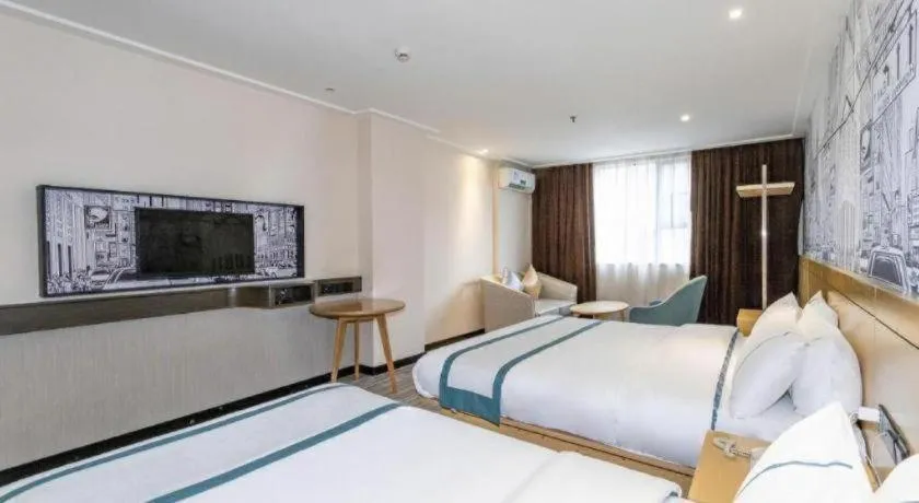 Bed in City Comfort Inn Beiliu Bus Terminal