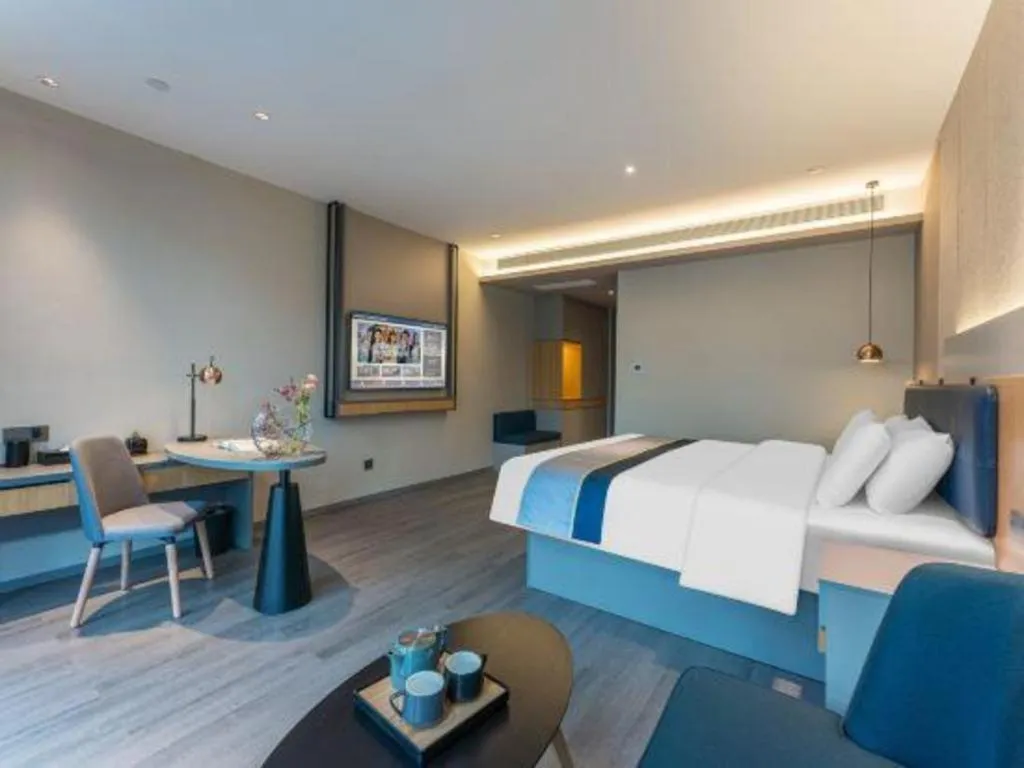Bed in Home Inn Selected Guangzhou Zhujiang New Town Wuyangcun Metro Station