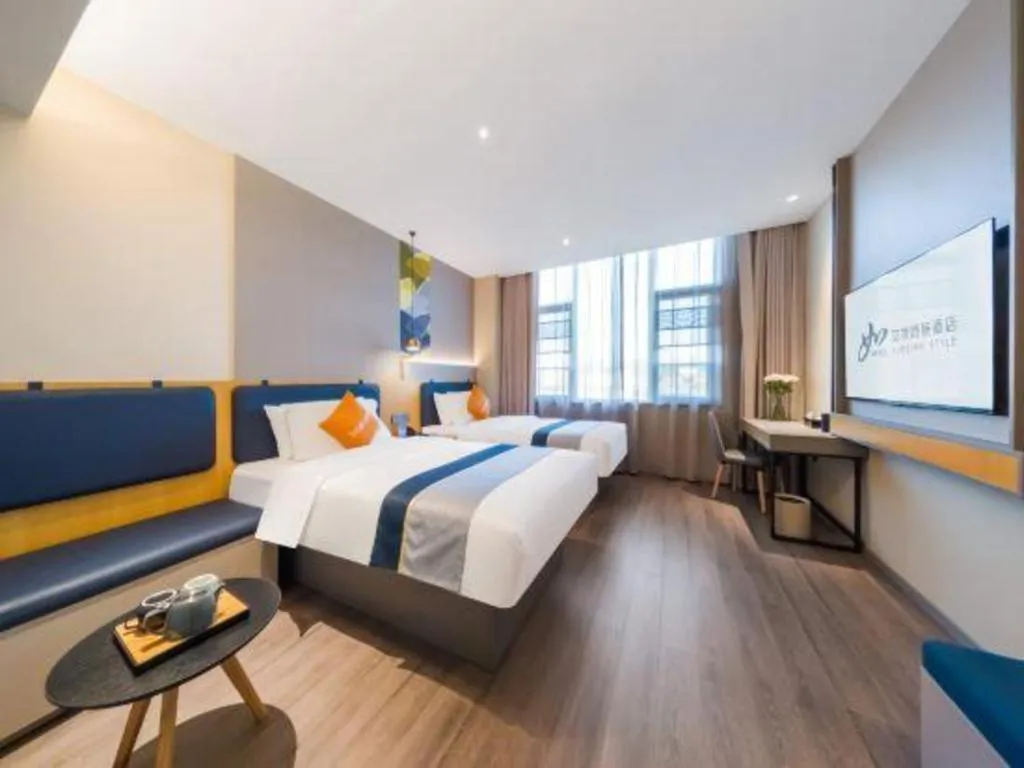 Bed in Home Inn Selected Guangzhou Zhujiang New Town Wuyangcun Metro Station