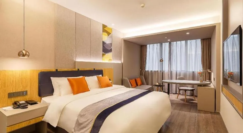 Bed in Home Inn Selected Guangzhou Zhujiang New Town Wuyangcun Metro Station