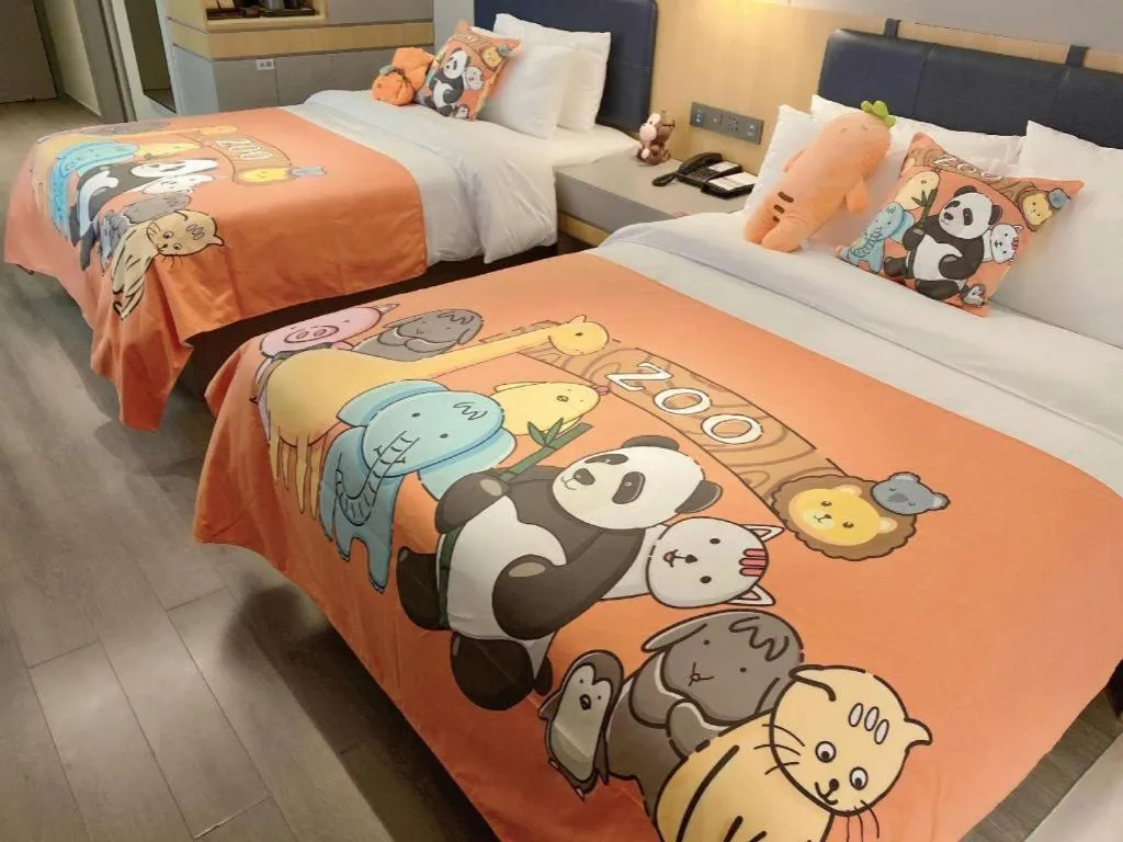 Bed in Home Inn Selected Guangzhou Zhujiang New Town Wuyangcun Metro Station