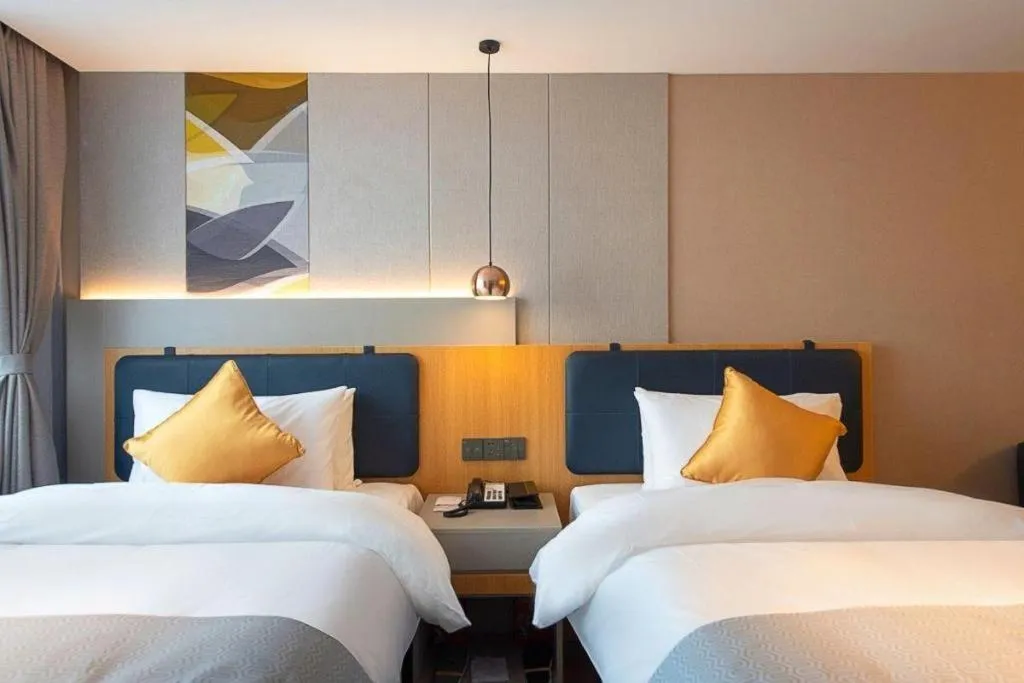 Bed in Home Inn Selected Guangzhou Zhujiang New Town Wuyangcun Metro Station