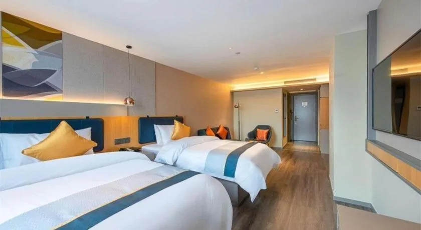 Bed in Home Inn Selected Guangzhou Zhujiang New Town Wuyangcun Metro Station