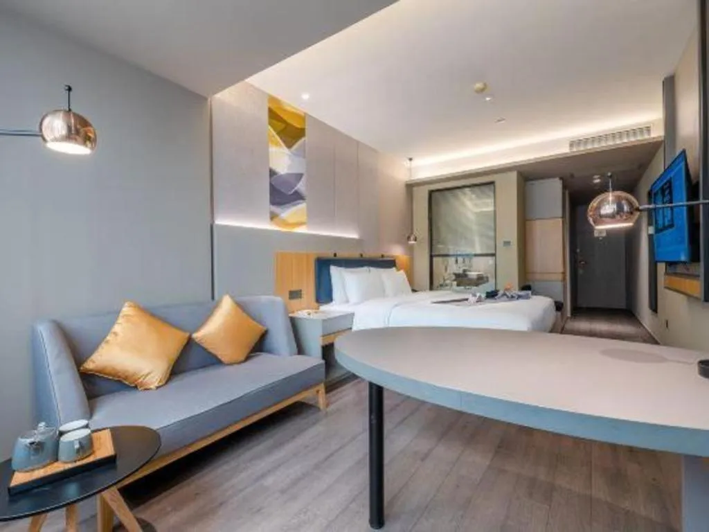 Bed in Home Inn Selected Guangzhou Zhujiang New Town Wuyangcun Metro Station