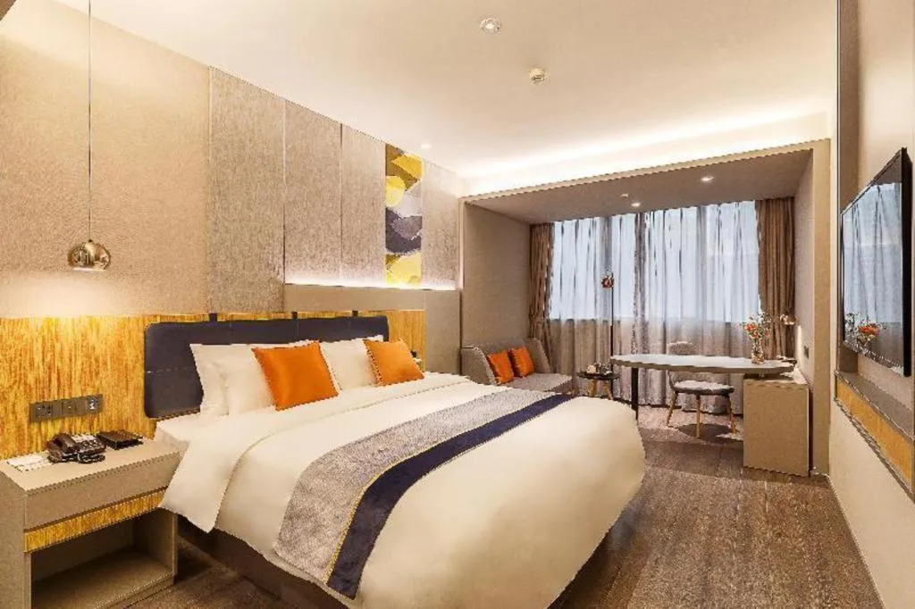 Bed in Home Inn Selected Guangzhou Zhujiang New Town Wuyangcun Metro Station