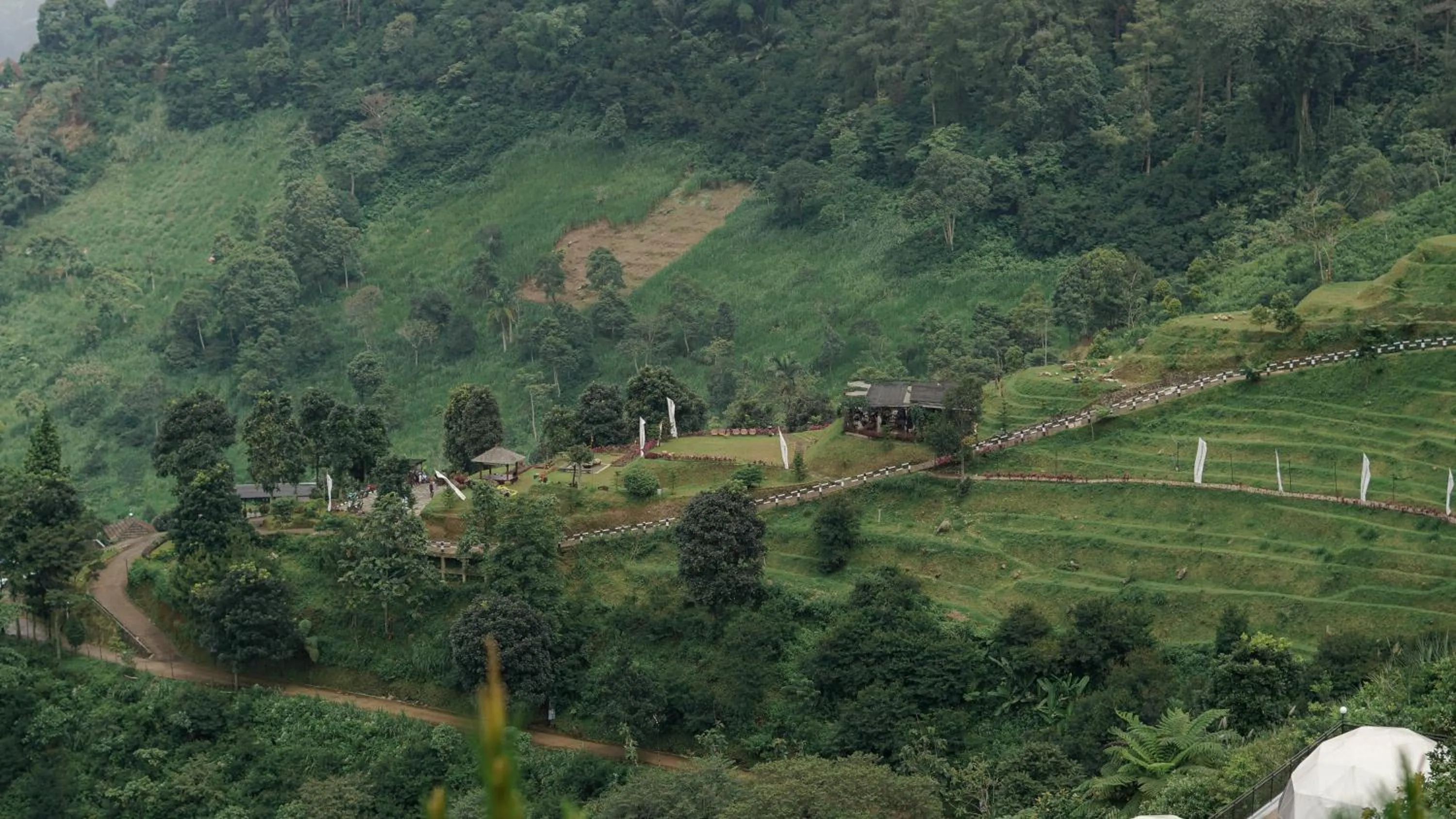 Natural landscape in Damar Langit Resort