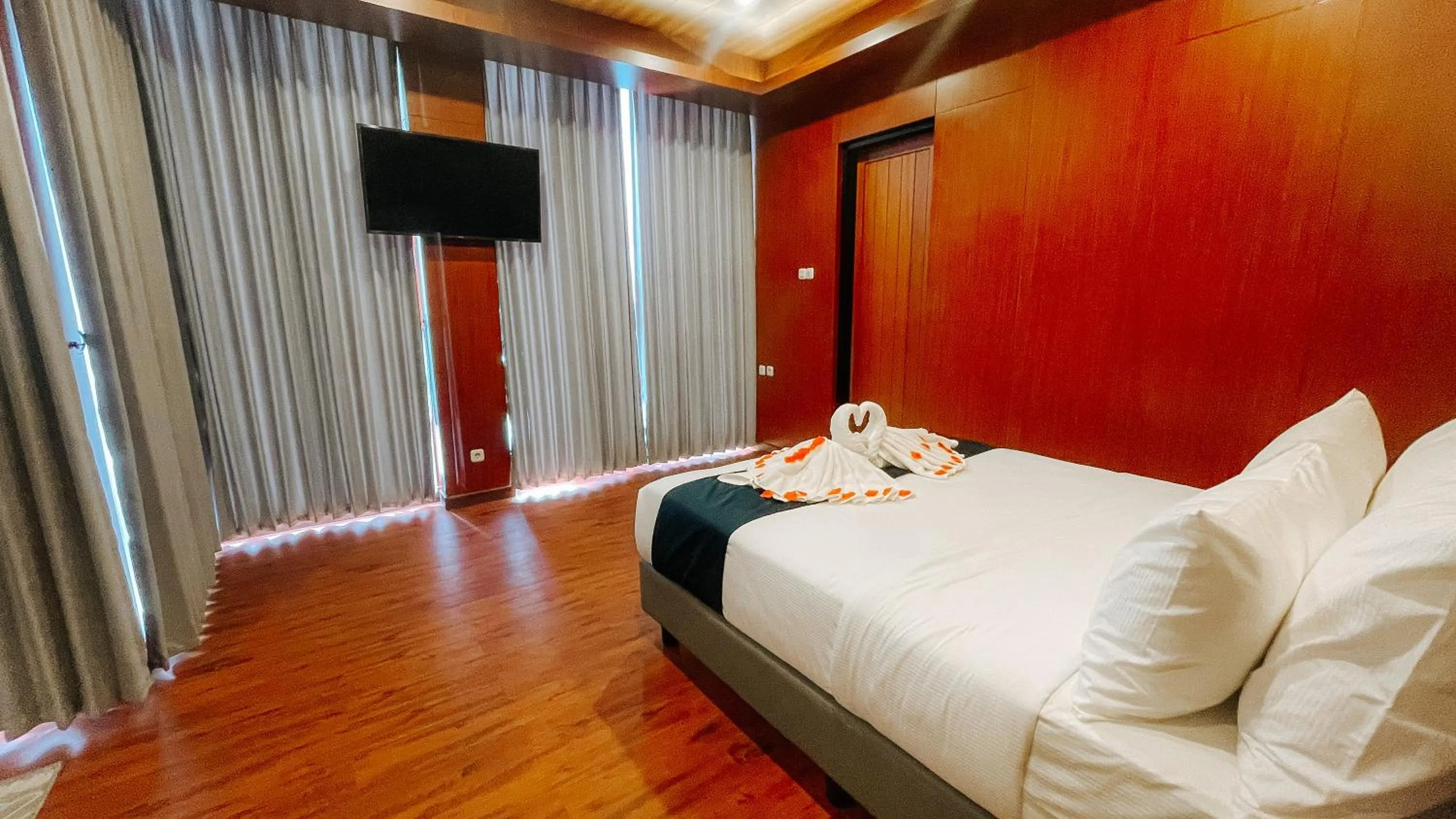 Bed in Damar Langit Resort