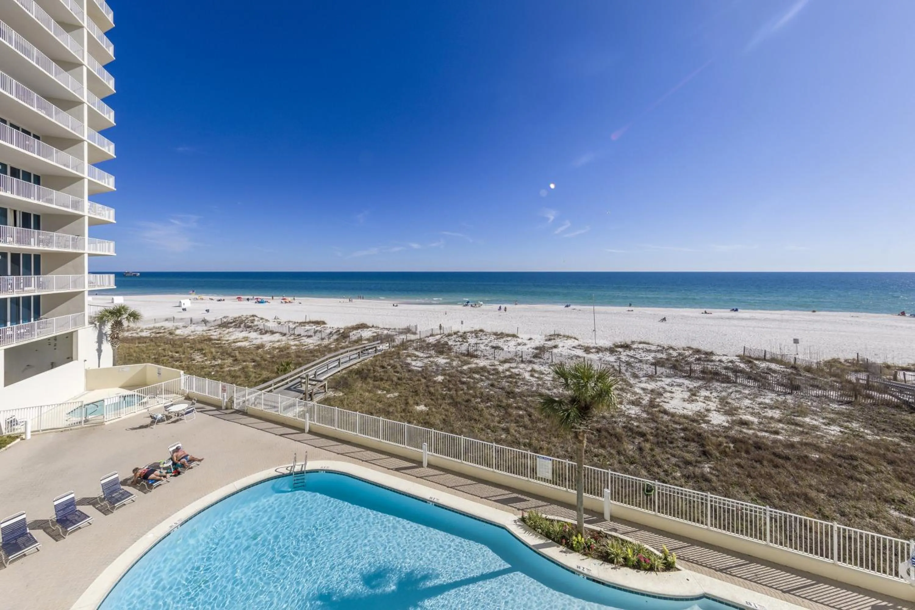 Beach in Lighthouse Condos Gulf Shores