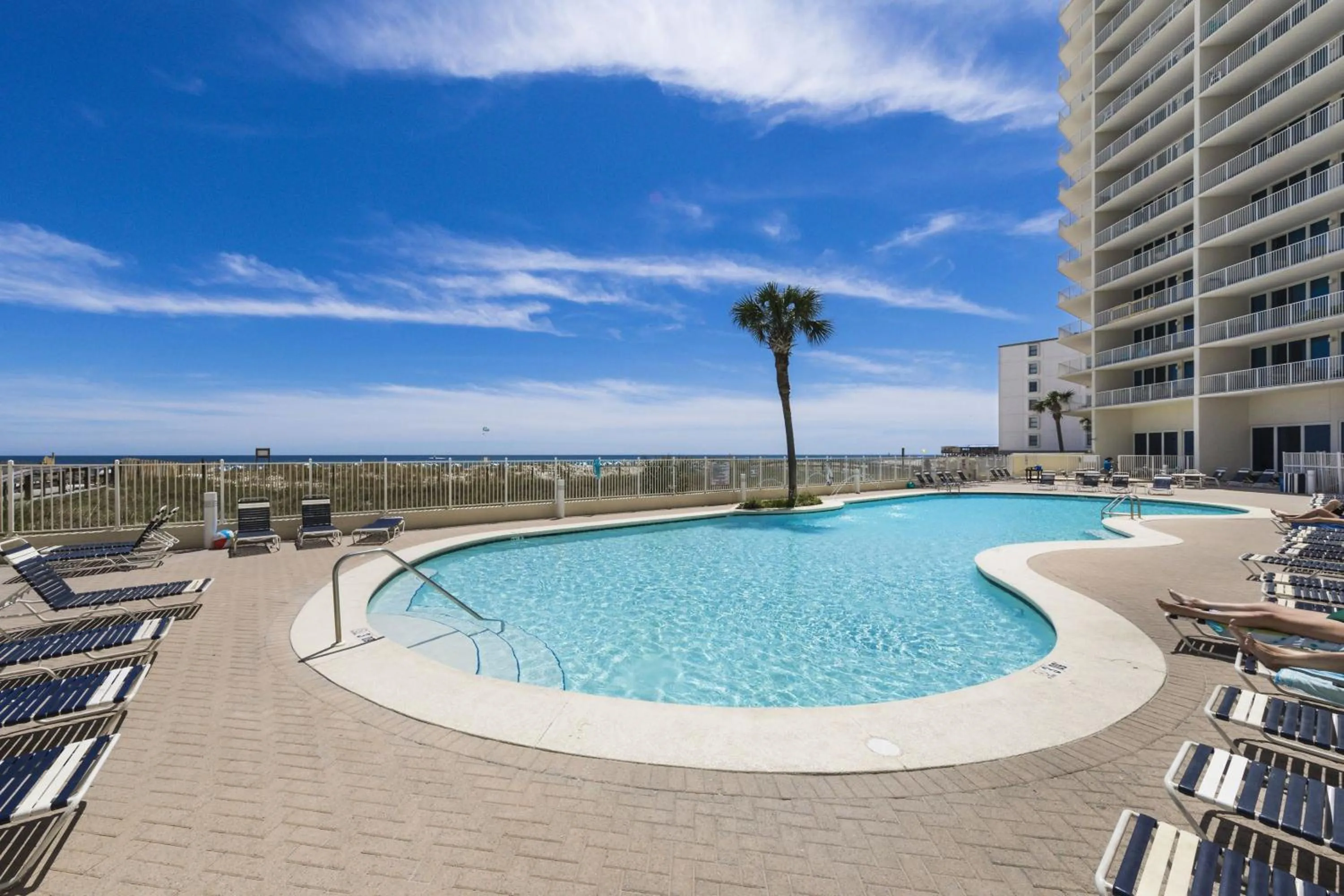 Swimming pool in Lighthouse Condos Gulf Shores