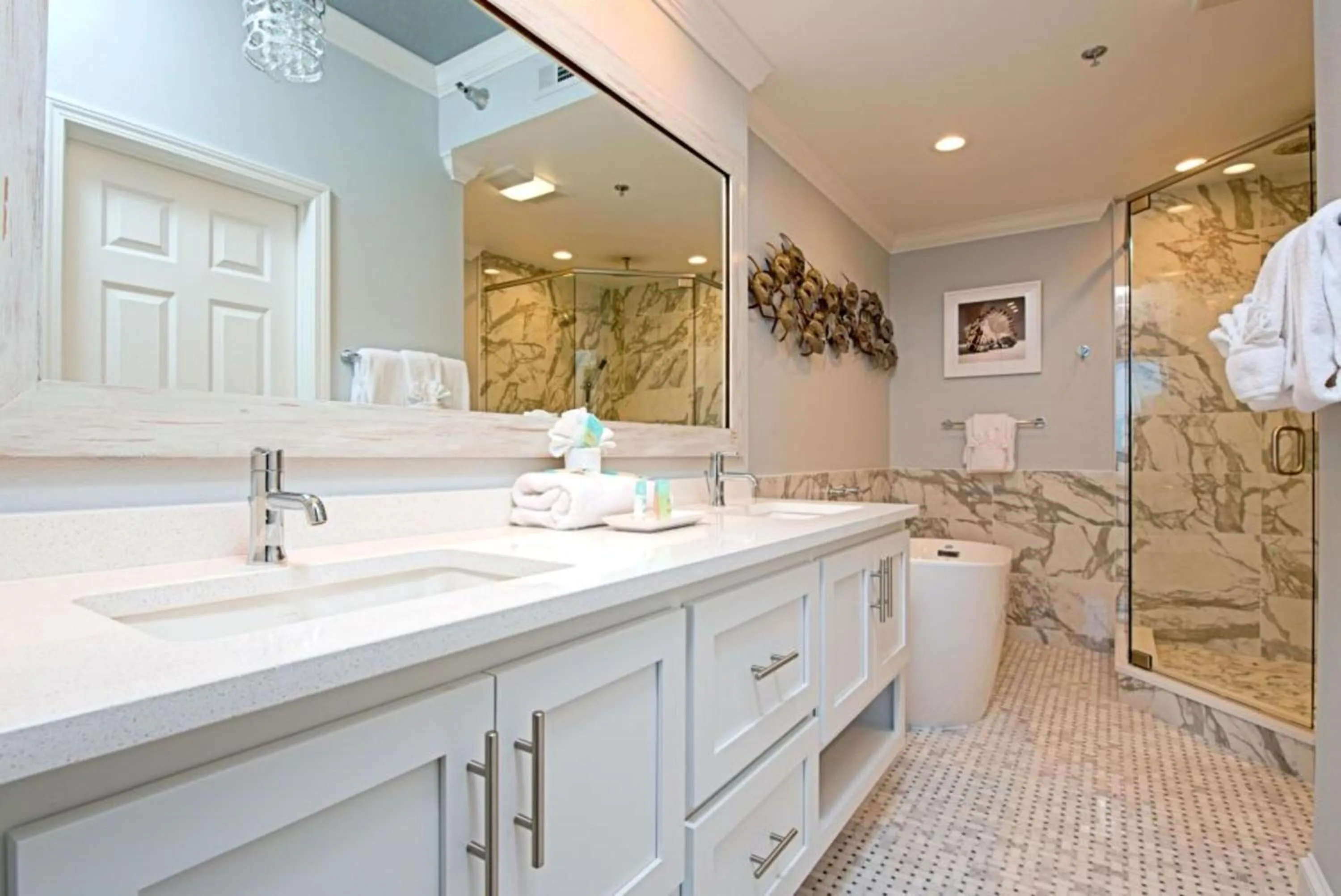 Bathroom in Lighthouse Condos Gulf Shores