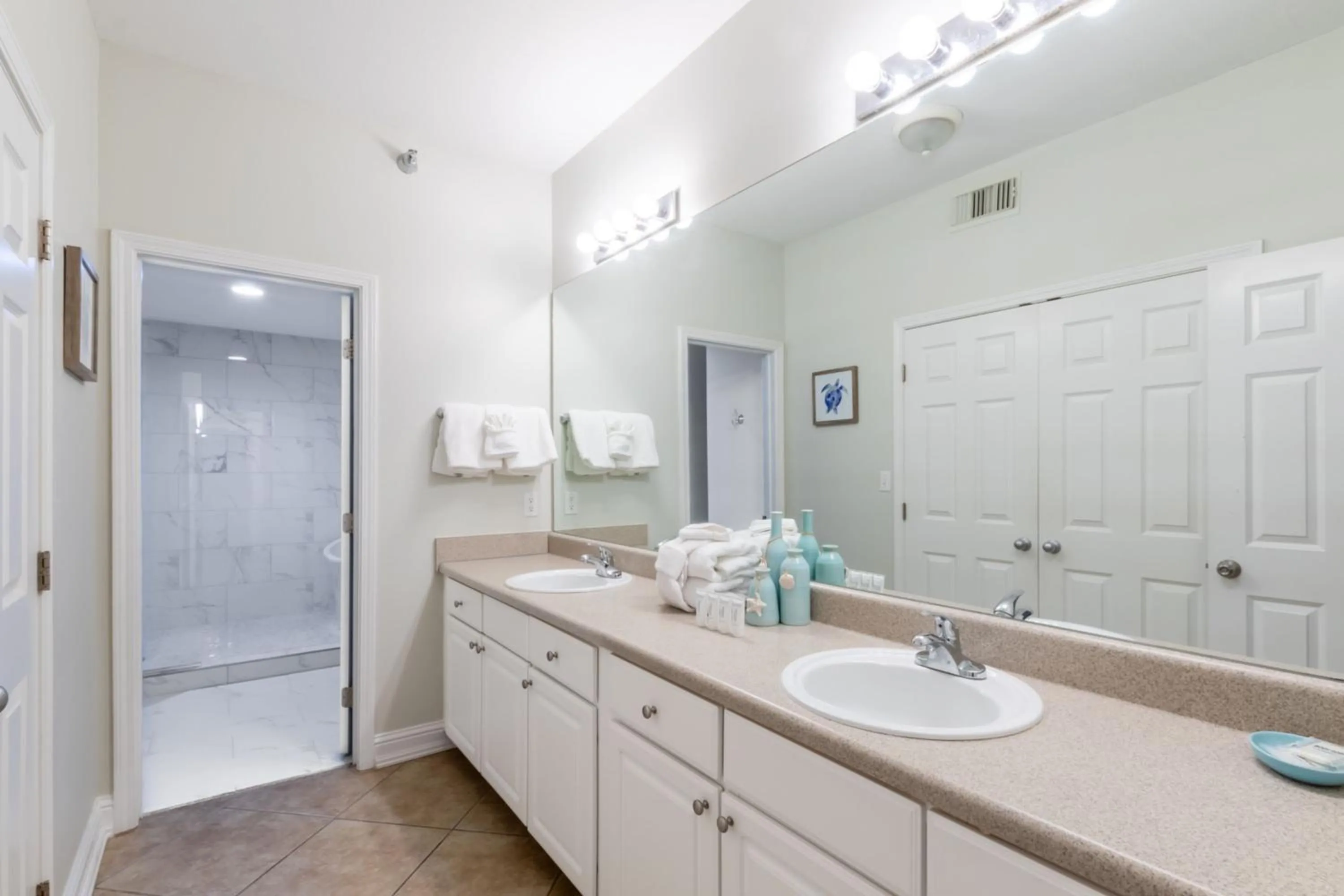 Bathroom in Lighthouse Condos Gulf Shores