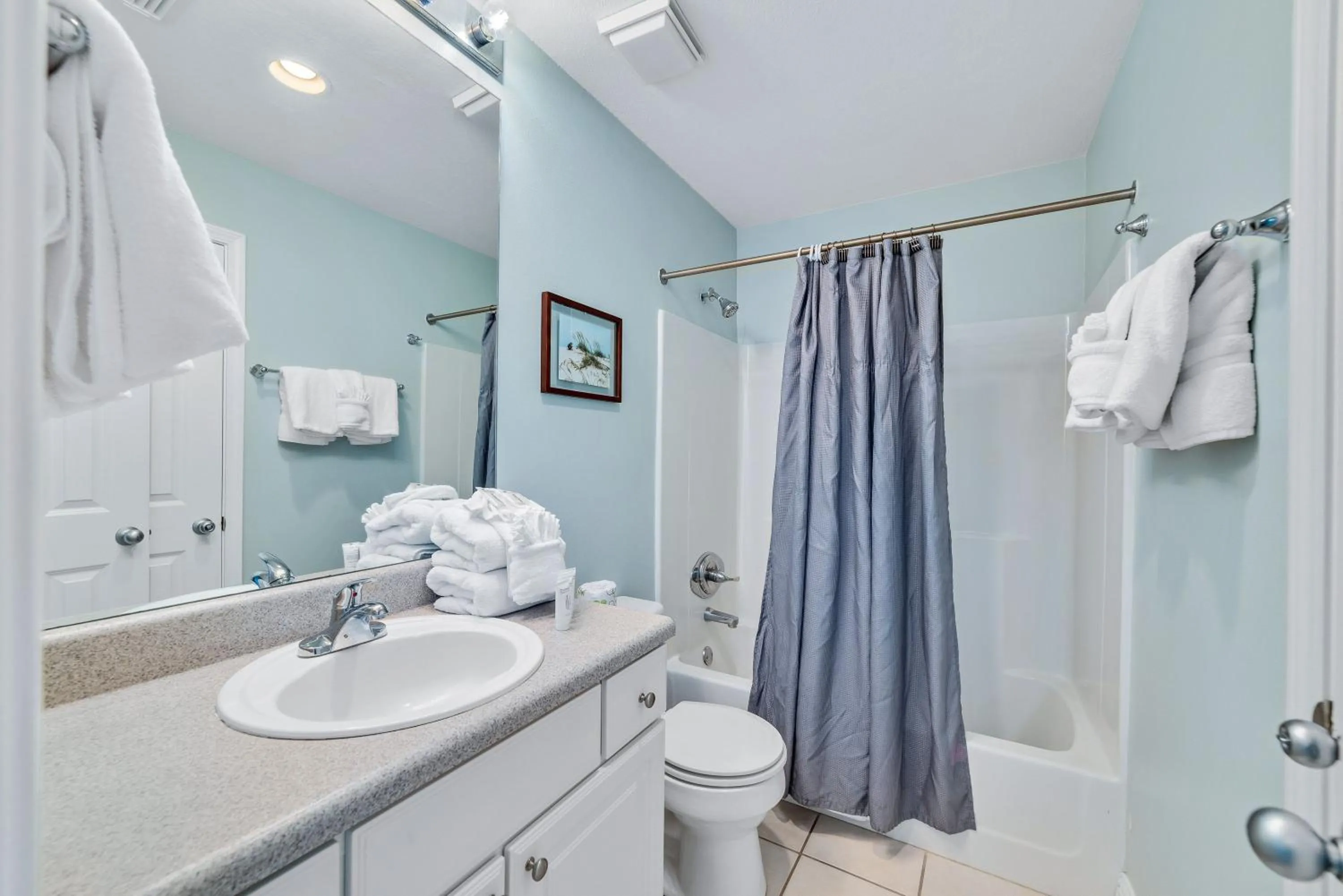 Bathroom in Lighthouse Condos Gulf Shores
