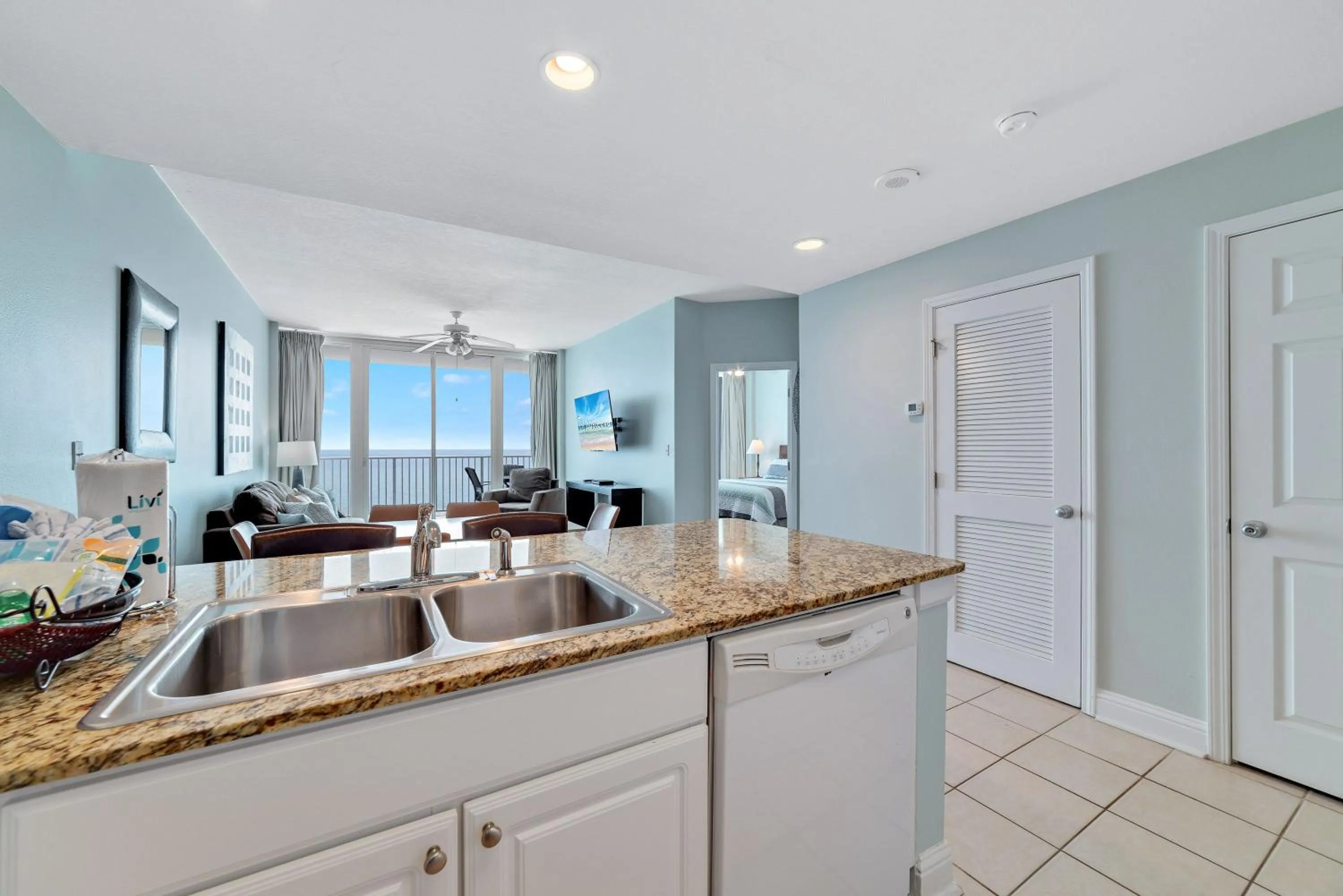 Kitchen or kitchenette in Lighthouse Condos Gulf Shores