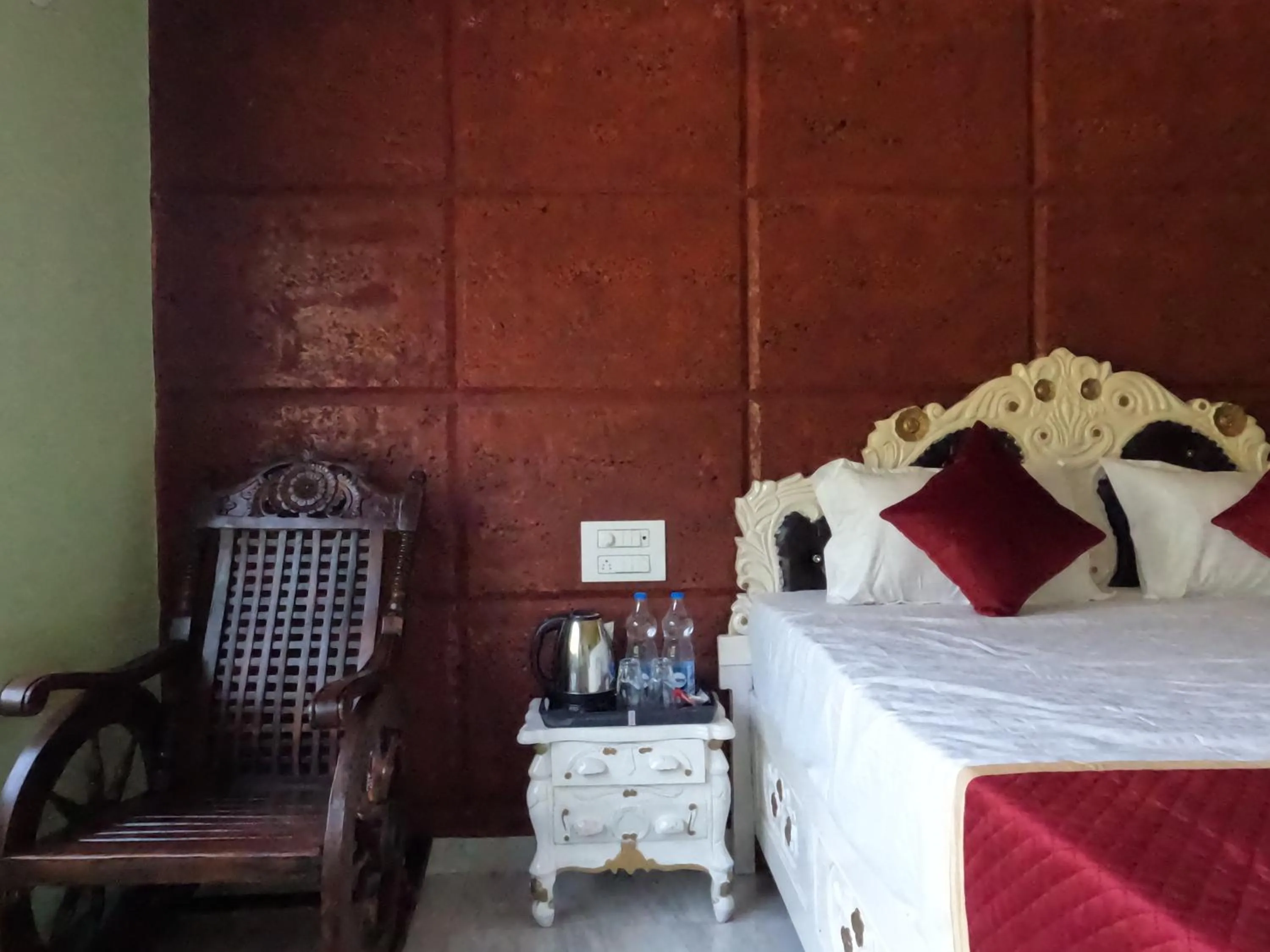 Photo of the whole room, Bed in Kokan Heritage Resort