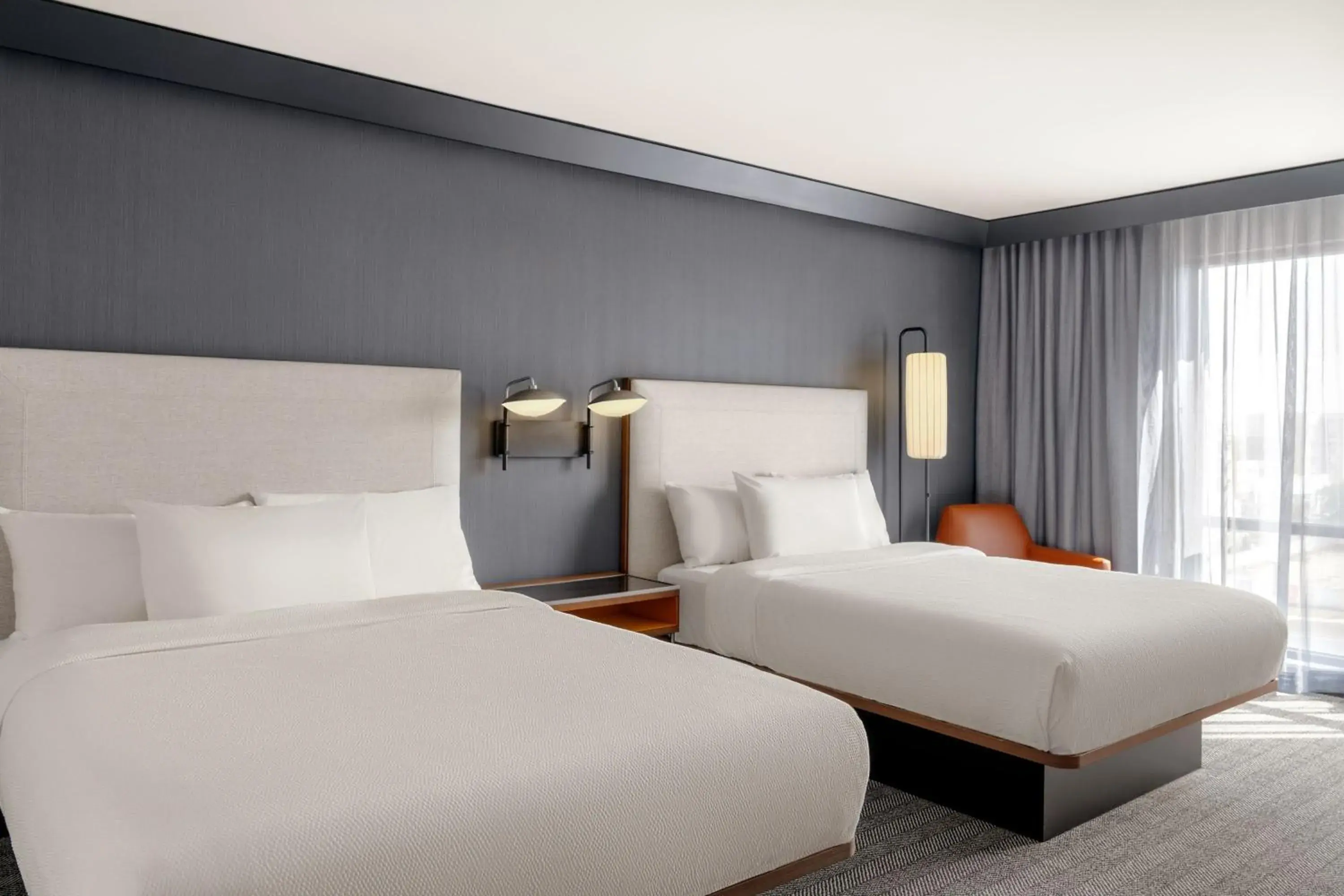 Standard Queen Room with Two Queen Beds and City View in Courtyard by Marriott Milwaukee Brookfield at Poplar Creek Standard Queen Room with Two Queen Beds and City View in Courtyard by Marriott Milwaukee Brookfield at Poplar Creek